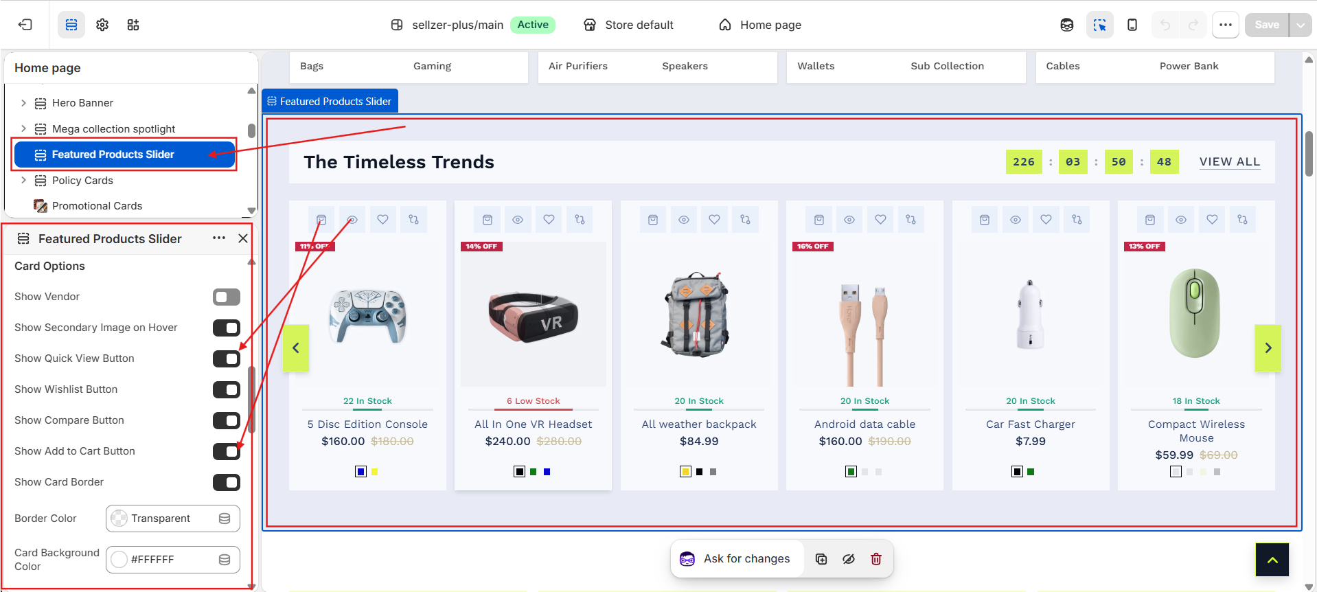 Featured Products Slider Preview